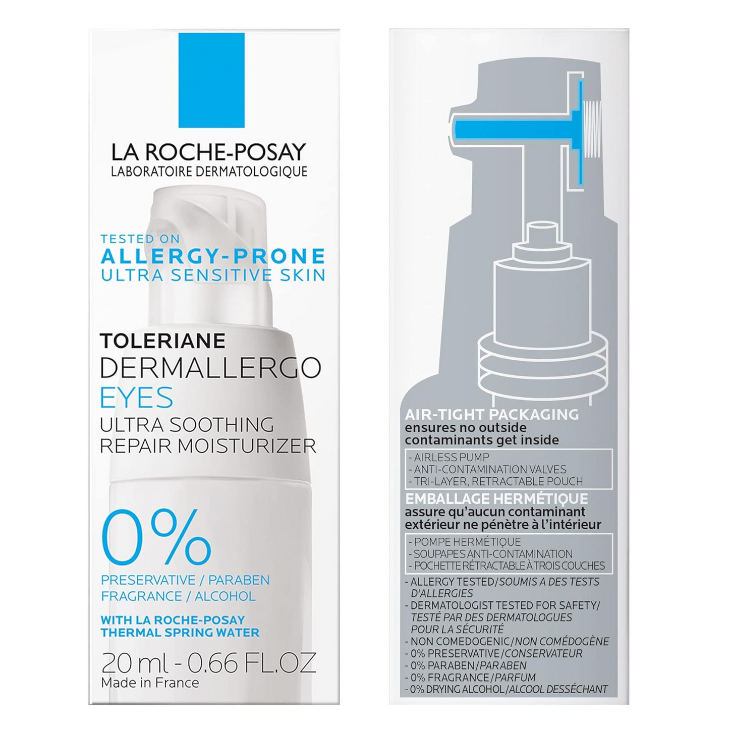 LA ROCHE-POSAY Toleriane Dermallergo Eye Cream 20mL
