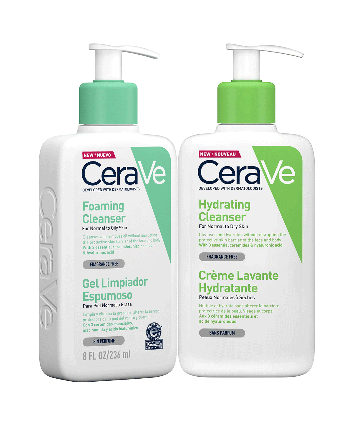 Cerave Cleansers Duo (2 x 236ml)