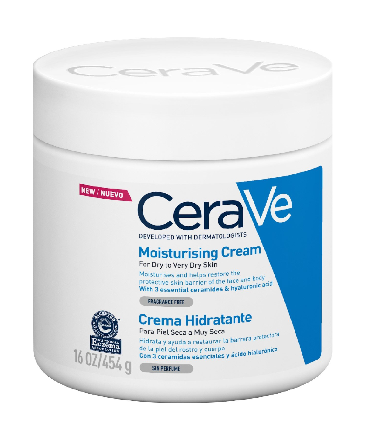 Moisturizing Cream for Dry to Very Dry Skin (16oz)