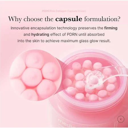 Medicube - PDRN Pink Collagen Capsule Cream 55g | K-Beauty Anti-Aging Cream for Skin Elasticity UAE