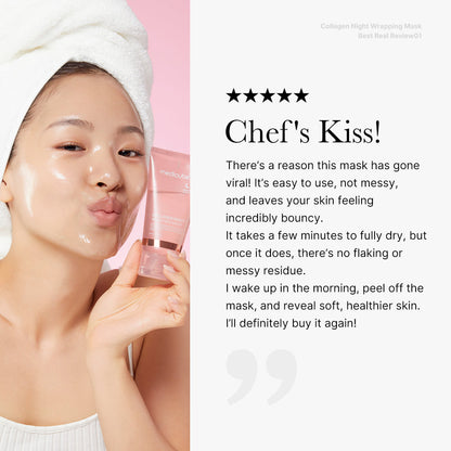 Medicube Collagen Night Wrapping Mask 75ml – Firming Overnight Korean Treatment | UAE