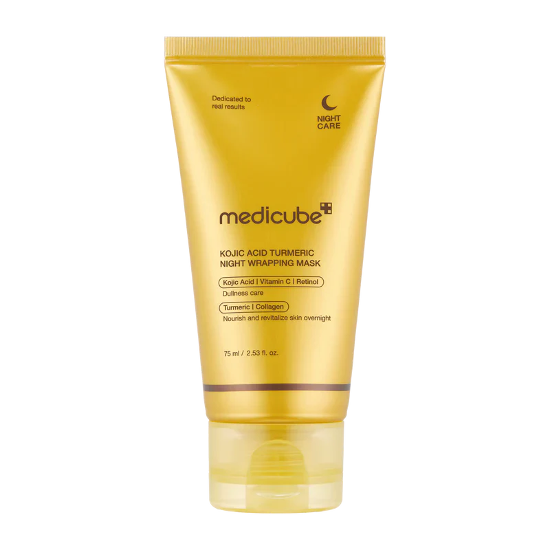 Medicube Kojic Acid Turmeric Night Wrapping Mask – 75ml | Authentic Korean Skincare UAE & Dubai