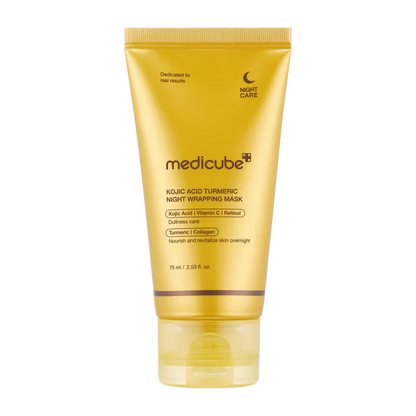 Medicube Kojic Acid Turmeric Night Wrapping Mask – 75ml | Authentic Korean Skincare UAE & Dubai