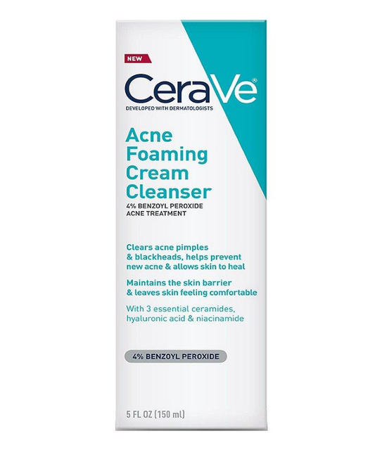 CeraVe Acne Foaming Cream Cleanser (5oz)