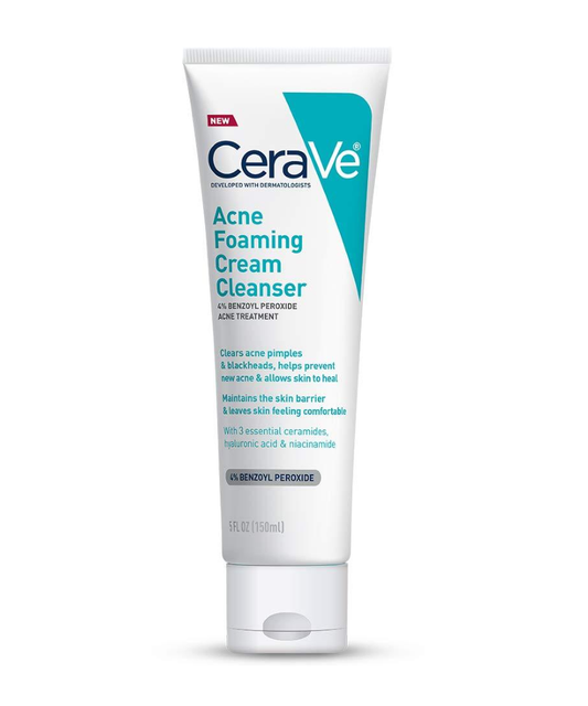 CeraVe Acne Foaming Cream Cleanser (5oz)