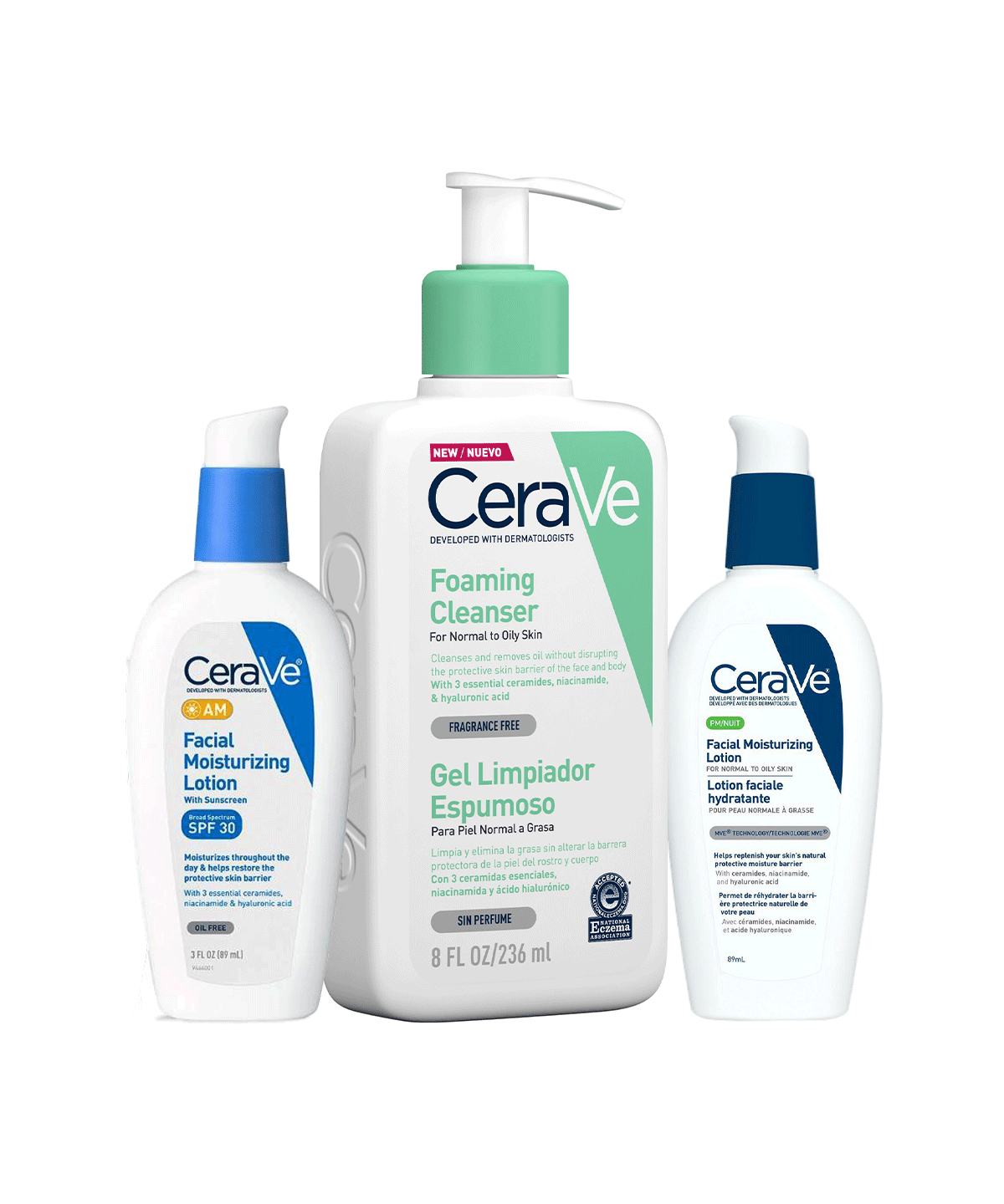 Cerave Oily Skin Care Routine Bundle