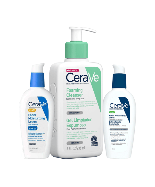 Cerave Oily Skin Care Routine Bundle