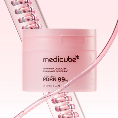 PDRN Pink Collagen Toning Gel Toner Pad - 70 Pads