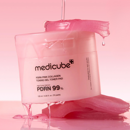 PDRN Pink Collagen Toning Gel Toner Pad - 70 Pads