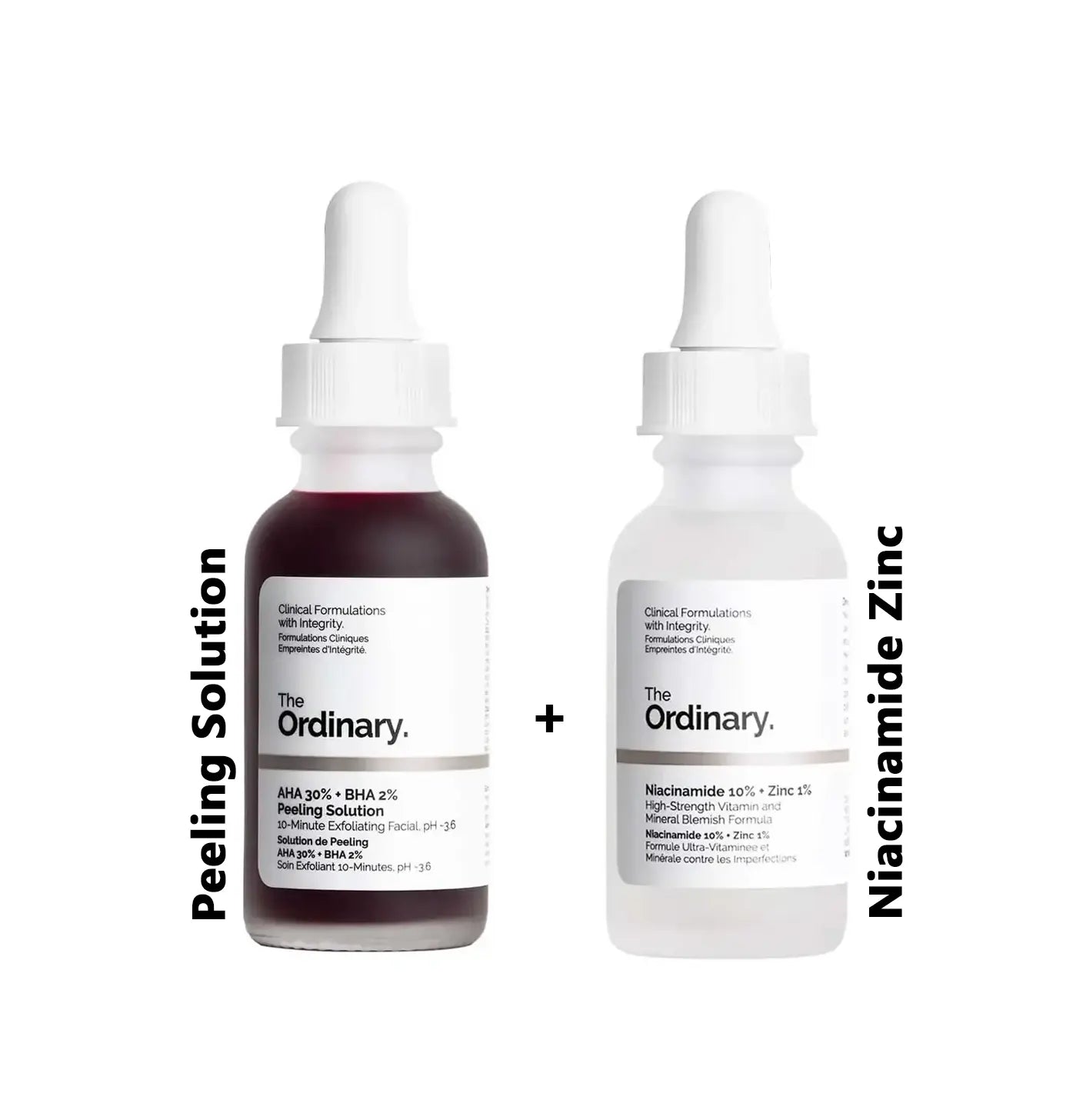 Niacinamide 10% Zinc 1% + AHA 30% BHA 2% Peeling Solution Bestseller (2in1)