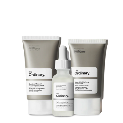 The Ordinary The Daily Set – Squalane Cleanser, Hyaluronic Acid 2% + B5, Natural Moisturizing Factors + HA

