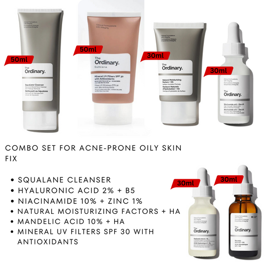 Combo Set for Oily, Acne-Prone Skin