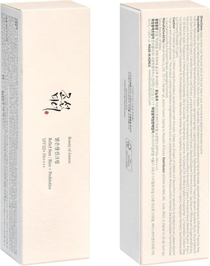 Beauty of Joseon Relief Sun: Rice + Probiotics SPF50+ PA++++ 50ml – Korean Sunscreen UAE