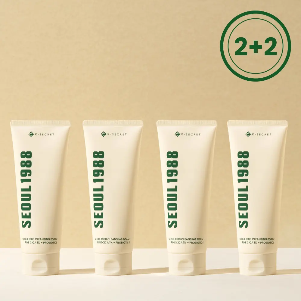 [Buy 2 Get 2 Free] K-Secret SEOUL 1988 Cleansing Foam : Pine Cica 1% + Probiotics 150ml