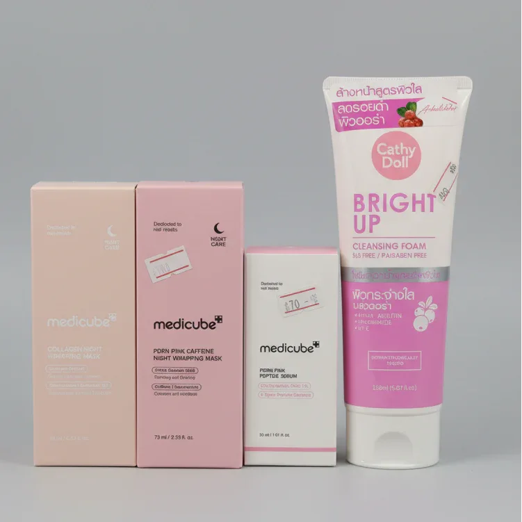 Buy medicube skincare bundle- Medicube Night Care & Cathy Doll Bright Up Set | مجموعة العناية بالبشرة الكورية