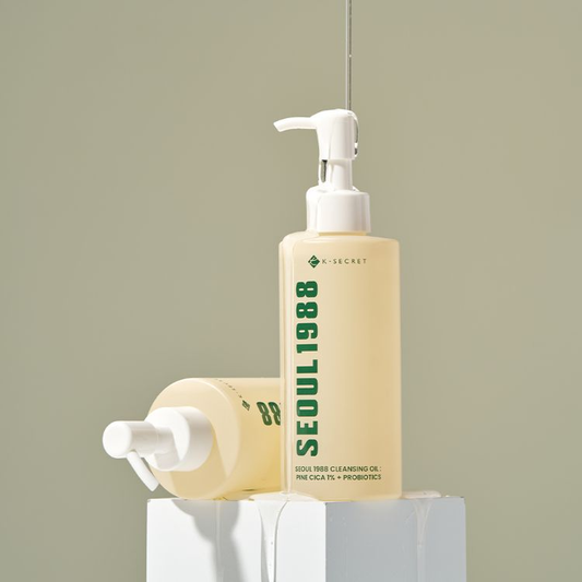 K-Secret SEOUL 1988 Cleansing Oil : Pine Cica 1% + Probiotics 200ml