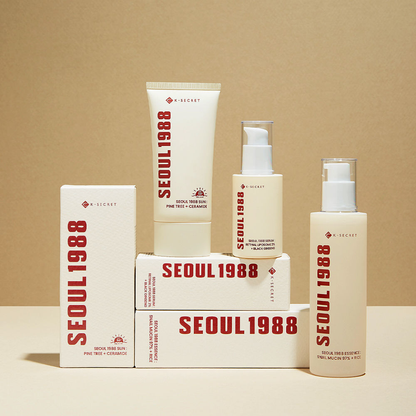 K-SECRET SEOUL 1988 SUN CARE & SKIN REGENERATING TRIO