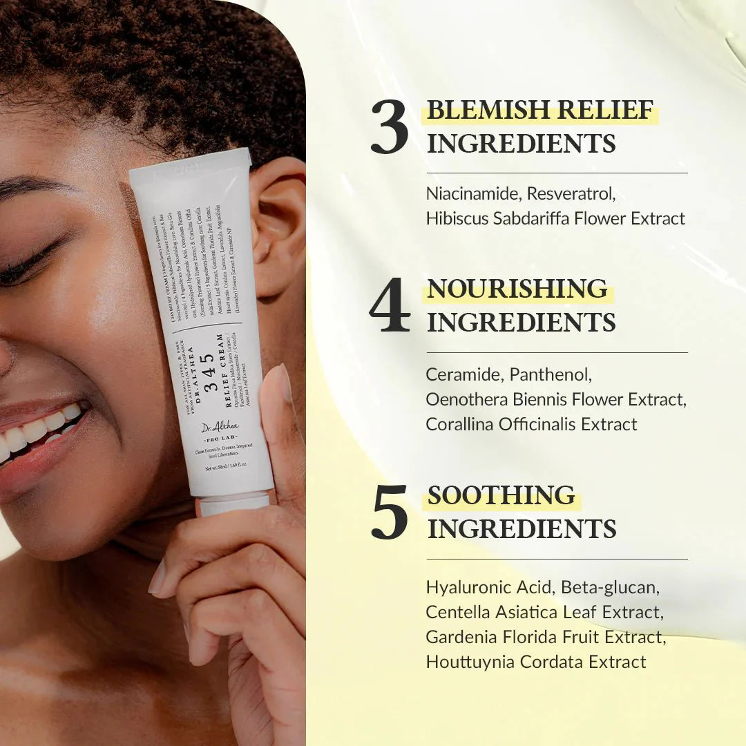 Dr. Althea 345 Relief Cream 50ml – Calming Cream for Sensitive Skin | Korean Moisturizer UAE