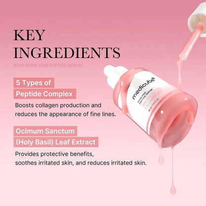 MEDICUBE - PDRN Pink Peptide Serum 30ml | Anti-Aging and Brightening Korean Serum in UAE