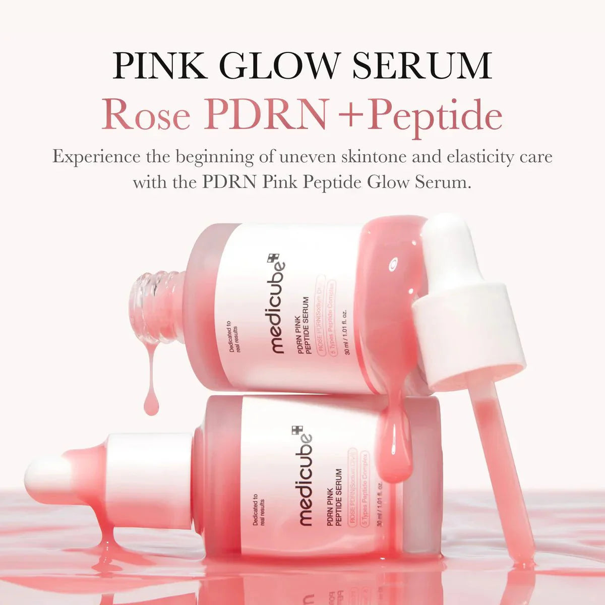 MEDICUBE - PDRN Pink Peptide Serum 30ml | Anti-Aging and Brightening Korean Serum in UAE