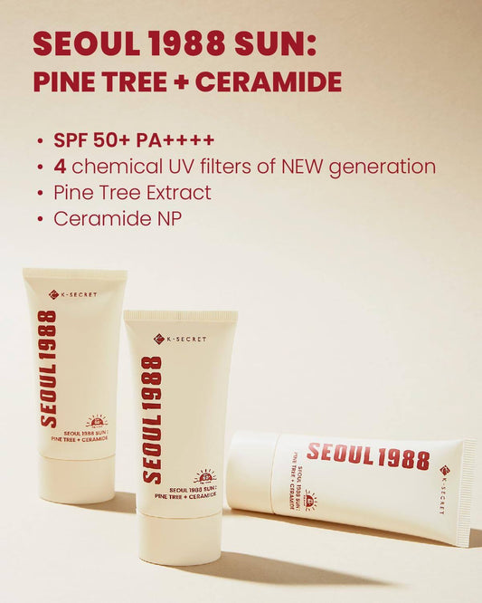 KSECRET SEOUL 1988 Sun: Pine Tree +Ceramide SPF50 PA++++