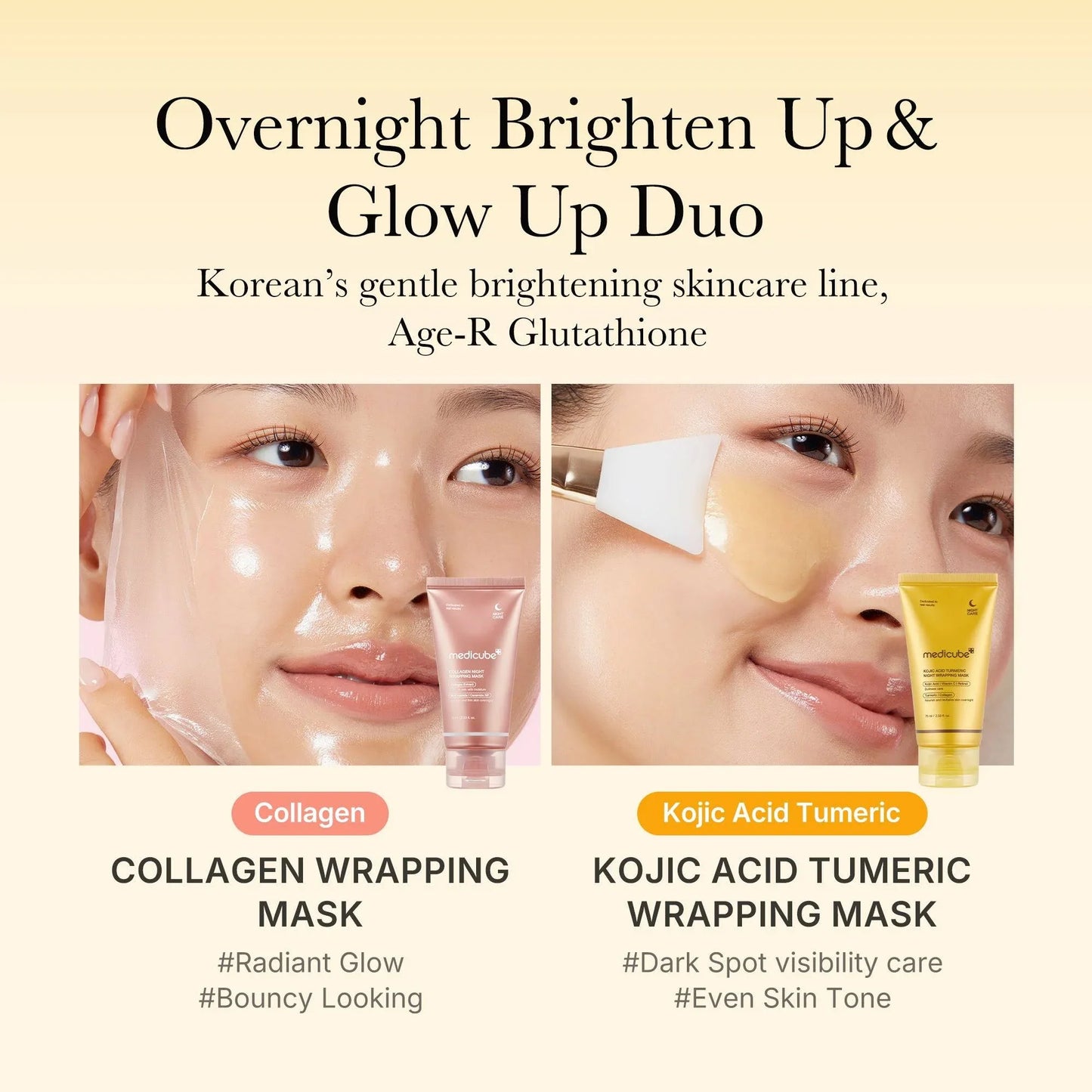 Medicube Kojic Acid Turmeric Night Wrapping Mask – 75ml | Authentic Korean Skincare UAE & Dubai