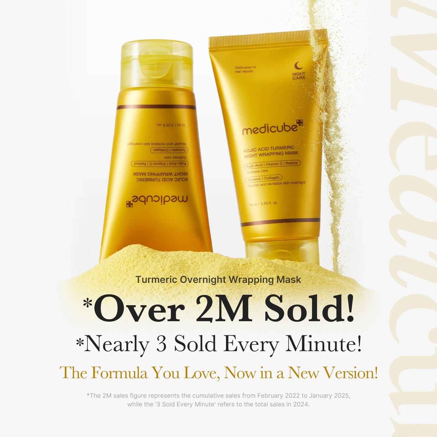 Medicube Kojic Acid Turmeric Night Wrapping Mask – 75ml | Authentic Korean Skincare UAE & Dubai