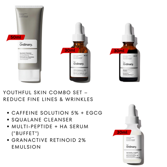Youthful Skin Combo Set – Reduce Fine Lines & Wrinkles